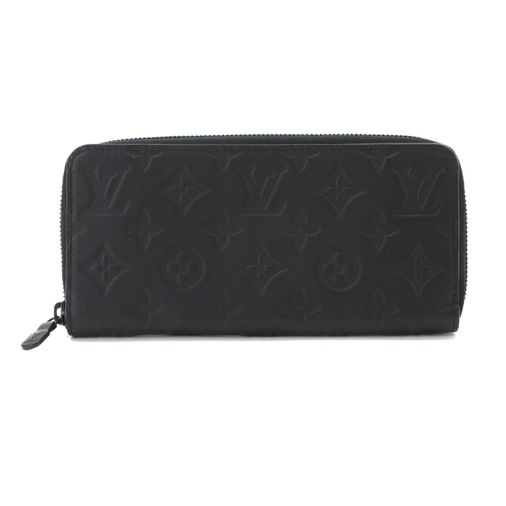 Louis Vuitton Monogram Shadow Zippy Wallet Horizontal Long M80333 RFID Black ...